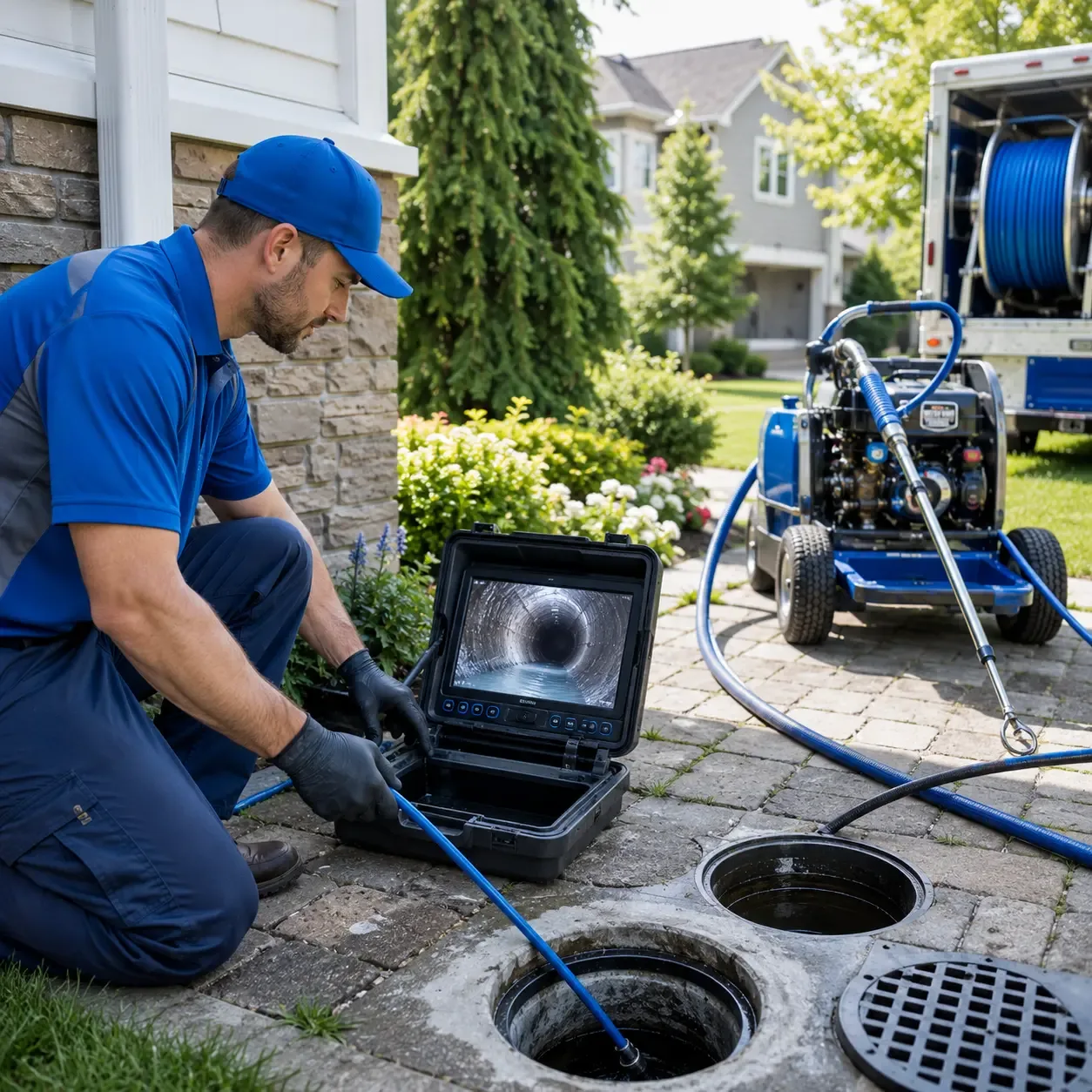 Outdoor drain cleaning professionals serving Elba, NE